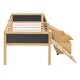 preview thumbnail 13 of 17, Contemporary Design Twin size Loft Bed Wood Bed with Double-sided Chalkboard, Sturdy Construction & Unique Design, Natural