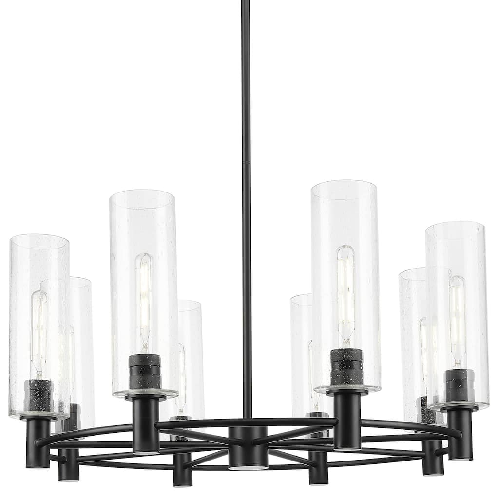 Innovations Lighting 434-8CR-G434-12SDY Crown Point 8 Light 32" Wide