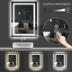 preview thumbnail 4 of 38, KIOTEE LED Mirror Lights Anti-Fog Frameless Bathroom Vanity Mirror in Tempered Glass
