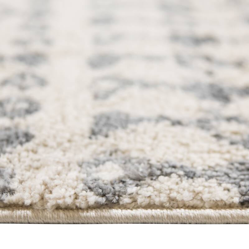 Aspen Arra Southwestern Geometric Shag Area Rug