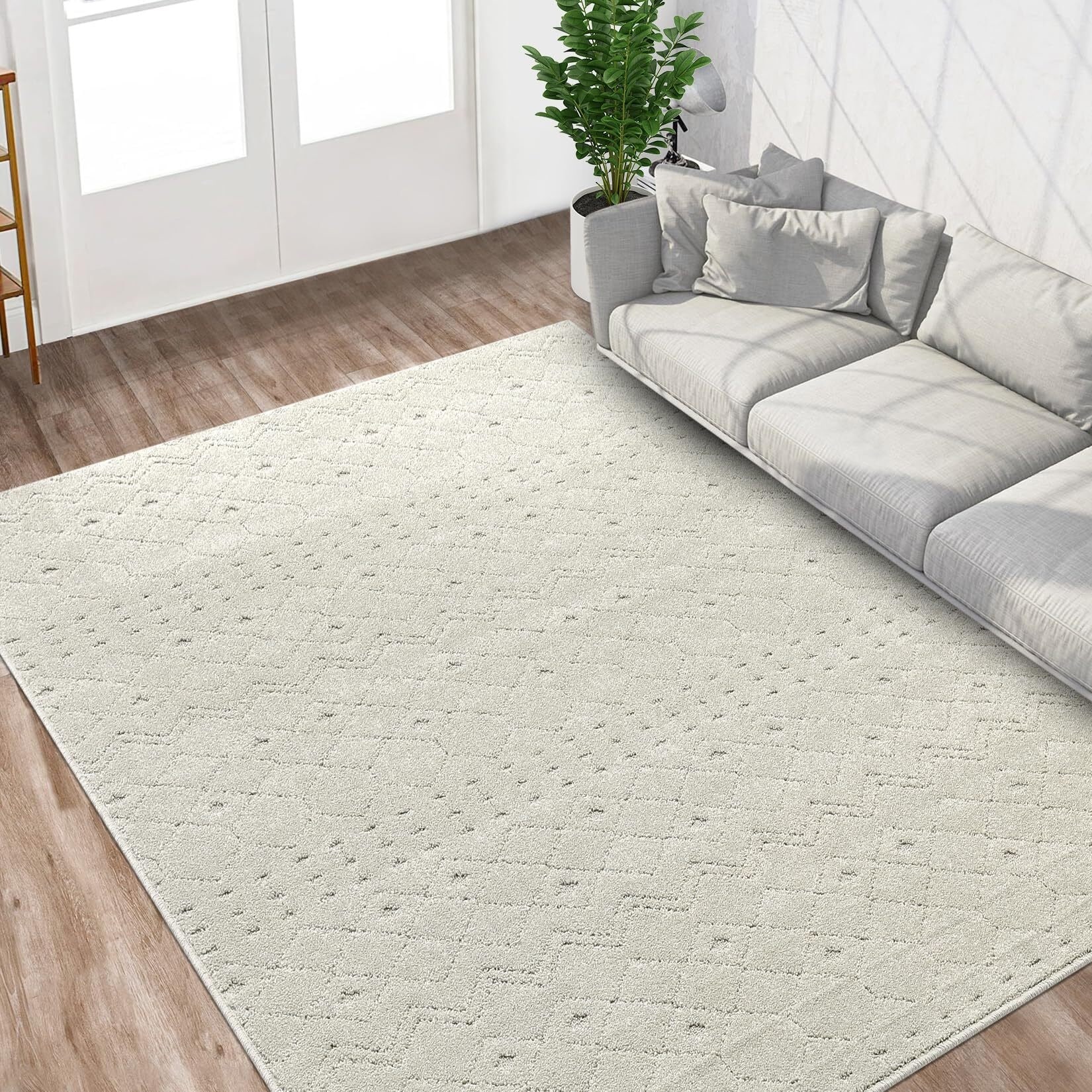 Modern Geometric Large Non Slip Throw Rugs Bed Bath Beyond 41043677