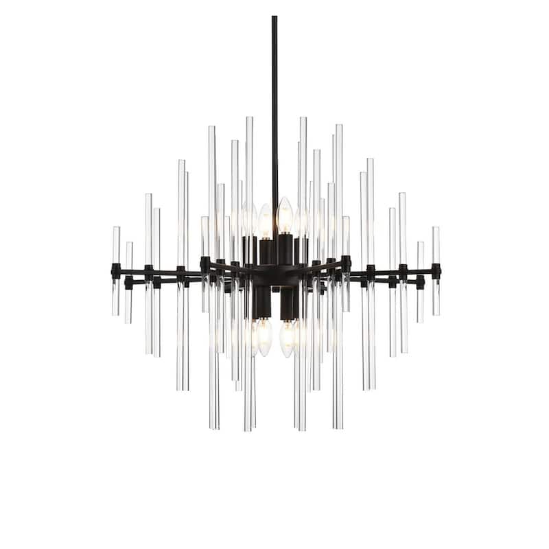 Samuel 27 inch Crystal Rod Pendant - N/A