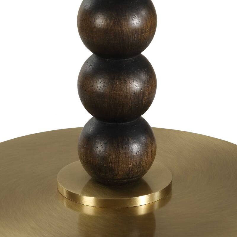 Uttermost Gallus Wood Spheres Table Lamp - N/A