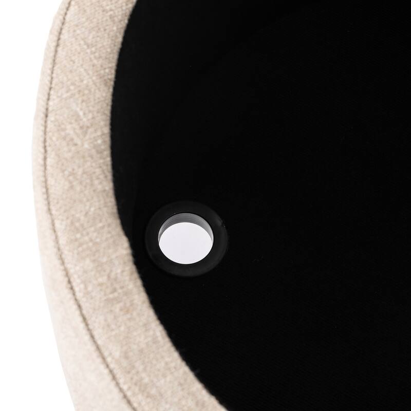 Slater Storage Ottoman-25"-Alcala Wheat