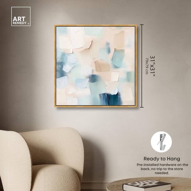 Celadon Haze II Canvas by Art Remedy