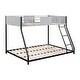 preview thumbnail 9 of 11, Metal Twin over Full Bunk Bed/ Heavy-duty Sturdy Metal/Full-length Vent Board Guardrail/CPC Certified/ No Box Spring Needed