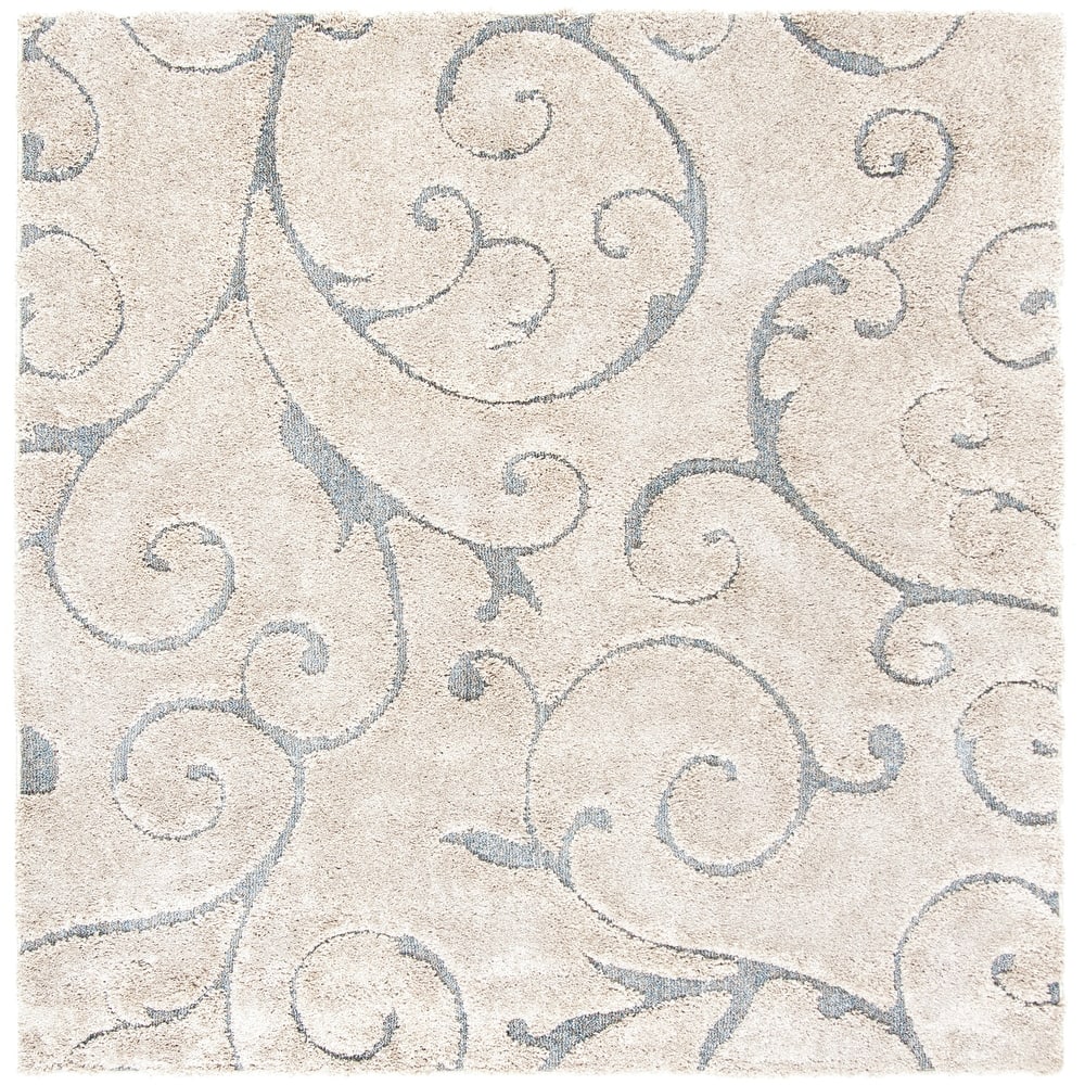 SAFAVIEH Florida Ryung Shag Scroll 1.2-inch Thick Textured Rug