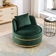 preview thumbnail 29 of 62, 360 Degree Swivel Accent Chair Velvet Modern Upholstered Barrel Chair Over-Sized Soft Chair with Seat Cushion