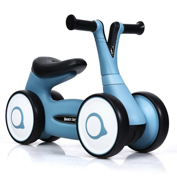 blue toddler bike