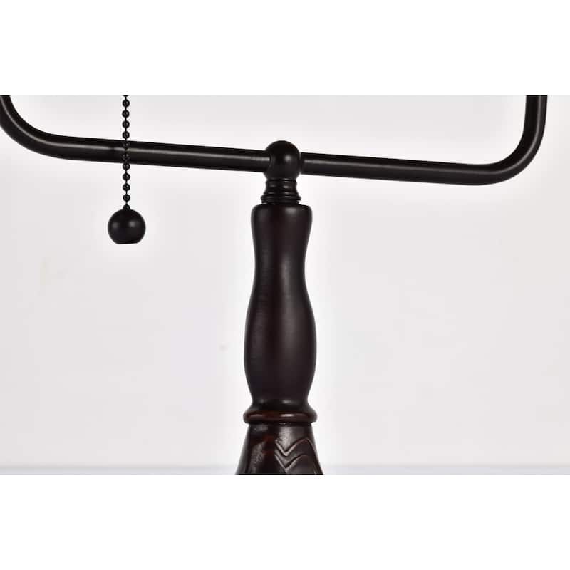 Tiffany Style Banker Butterfly Desk Lamp