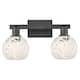 Option Matte Black / White Mouchette