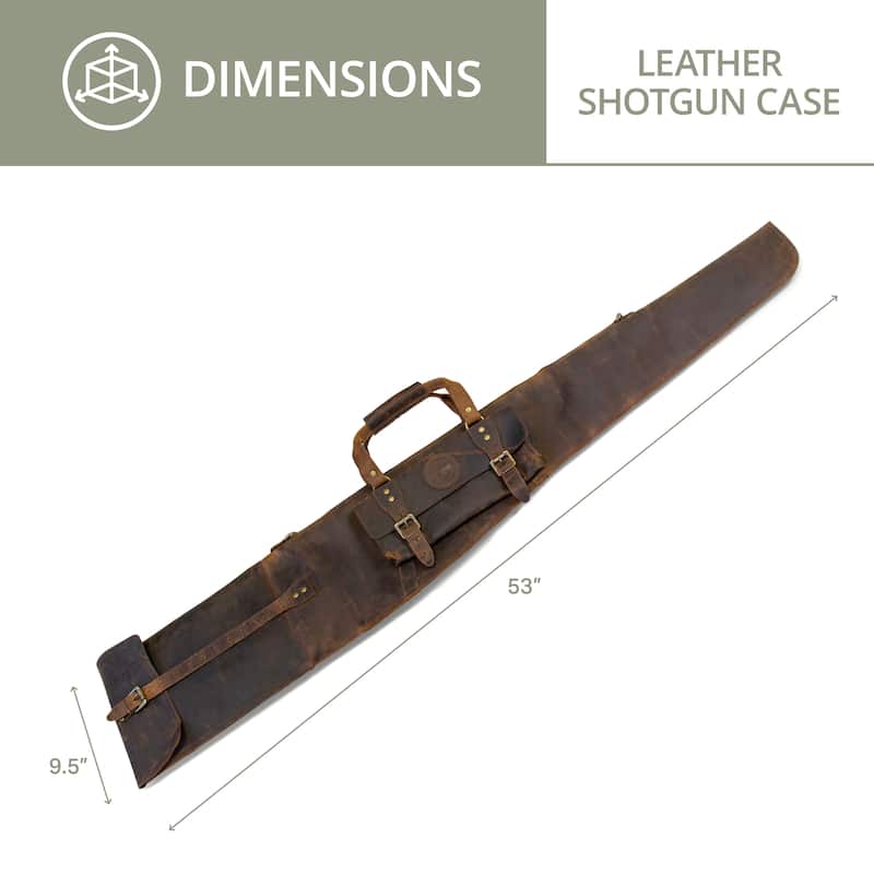 Outdoor Leisure Products Model CT10006 Leather Shotgun Case