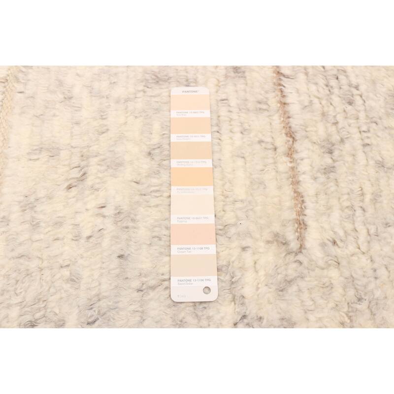 ECARPETGALLERY Hand-knotted Tangier Ivory Wool Rug - 8'2 x 10'0