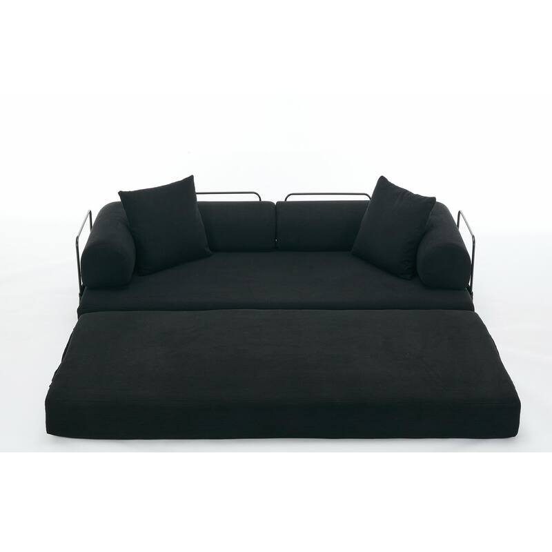 Folding Convertible Out Sleeper Sofa Bed,4-in-1 DIY Combination Convertible Sofa