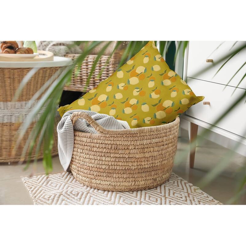 Oranges and Lemons Decorative Throw Pillow