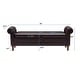 preview thumbnail 17 of 65, Armed Ottoman Bench PU Leather Bench Button Tufted Sofa Stool Bench Footrest Stoolfor Entryway, Living Room and Window
