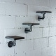 preview thumbnail 11 of 16, Furniture Pipeline Ames 3-piece Industrial Decorative Wall Shelf Set