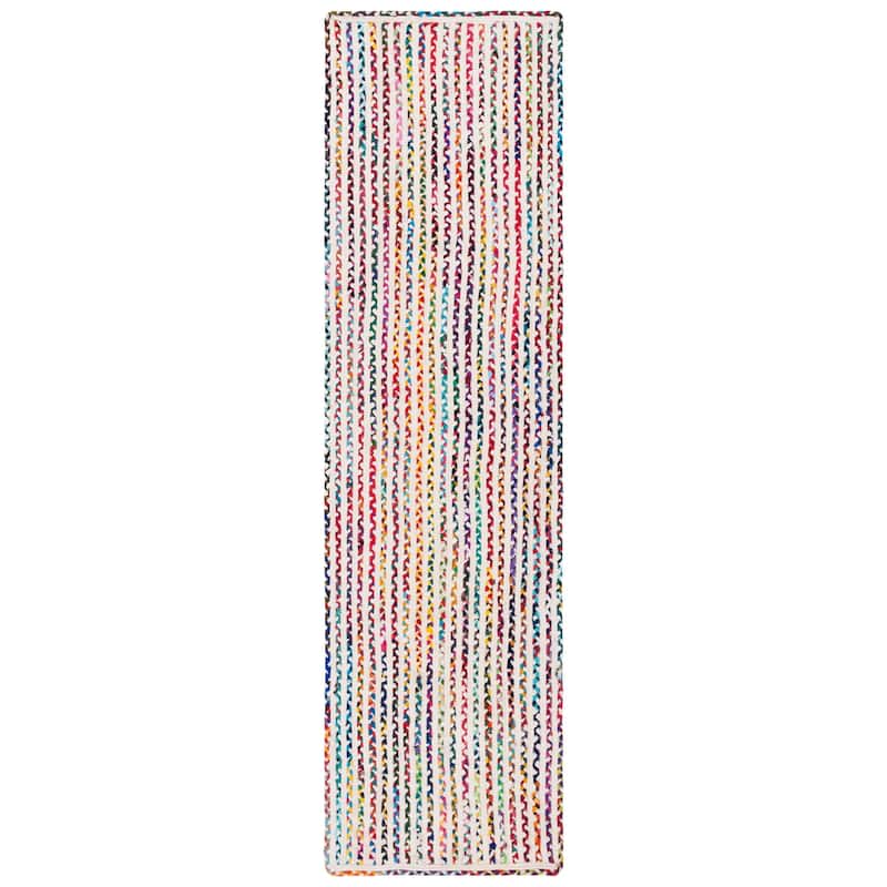 SAFAVIEH Handmade Braided Yelva Boho Cotton Rug