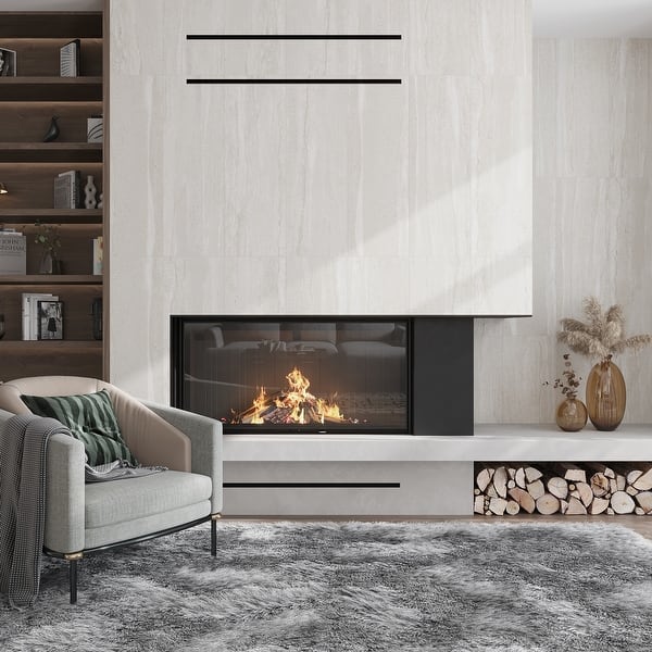 Arenza 12x36 Warm Beige Ceramic Large Format Stone-look Wall Tile (11. ...