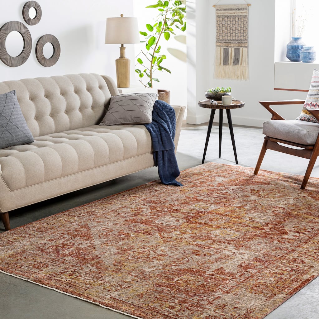 Livabliss Foxglove Traditional Area Rug