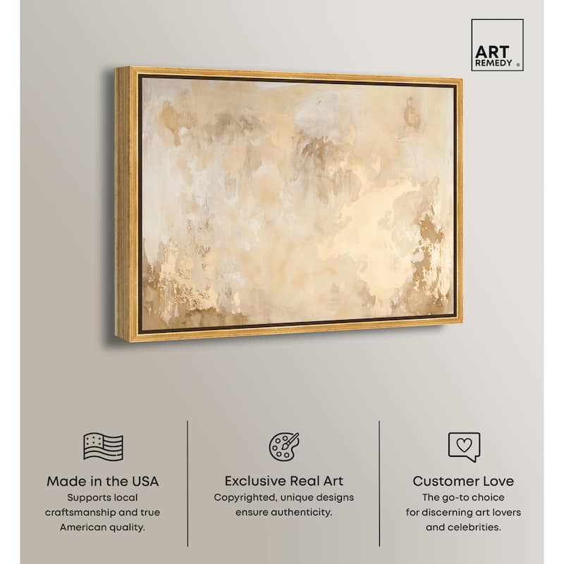 Sun Brust Gilding III Canvas by Art Remedy