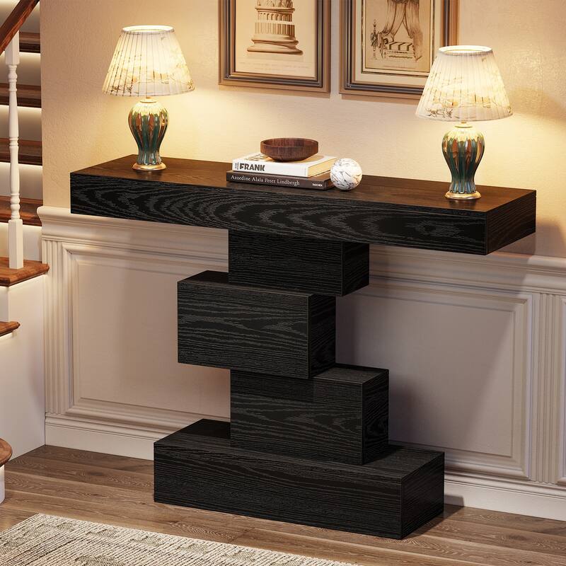 42.5 Inch Modern Narrow Console Sofa Table for Living Room - 11.8"D x 42.5"W x 31.5"H