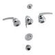 preview thumbnail 1 of 11, Kingston Brass Centurion Three-Handle Bidet Faucet