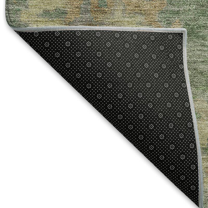 Machine Washable Indoor/ Outdoor Casual Traditional Chantille Rug
