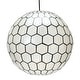 preview thumbnail 57 of 56, Capiz Honeycomb Globe Pendant Light