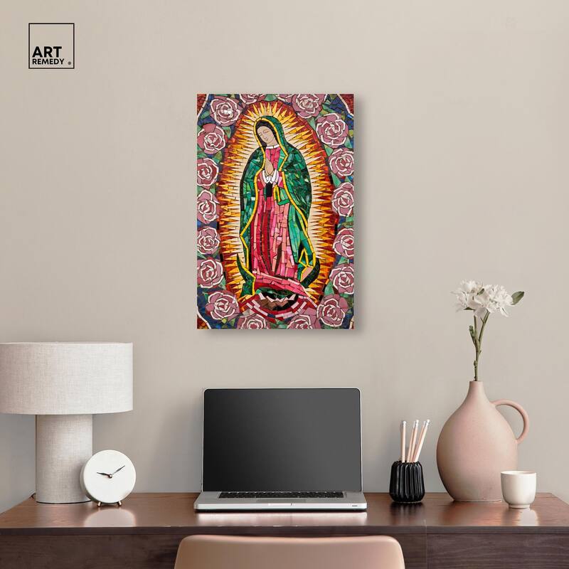 Mother of Mosaic Canvas by Art Remedy, Gallery Wrapped