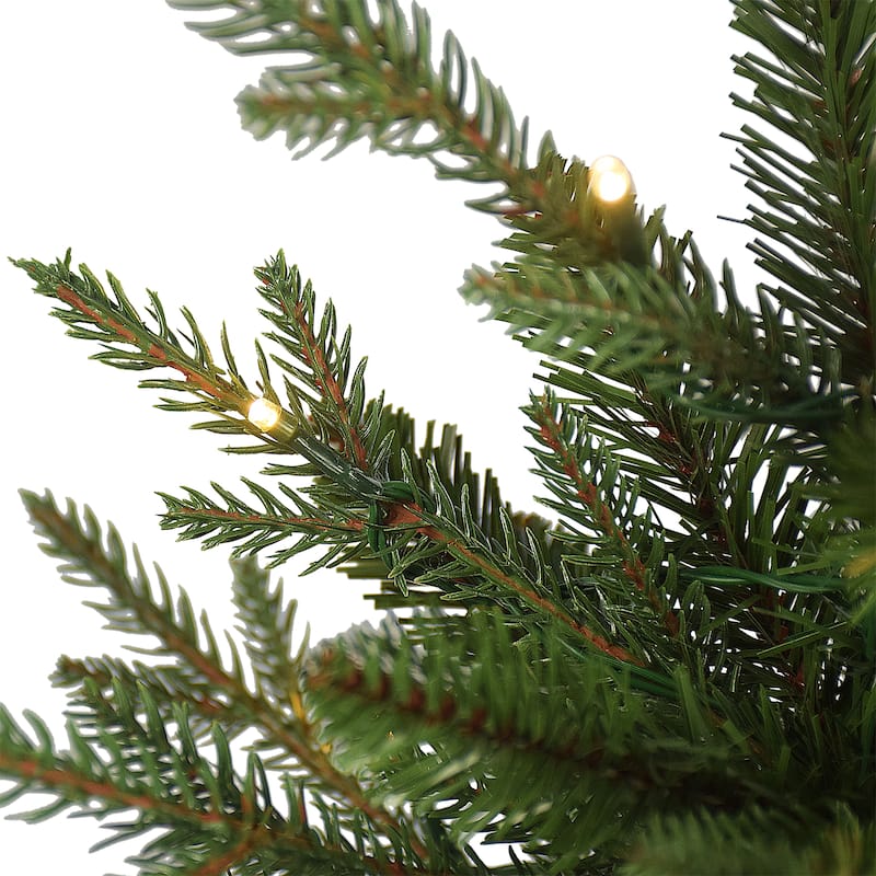 Puleo International 2 ft. Pre-Lit Battery-Operated Potted Tree