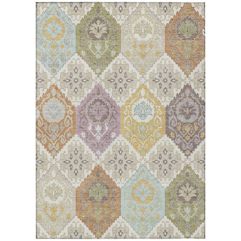 Machine Washable Indoor/ Outdoor Global Bayfield Chantille Rug