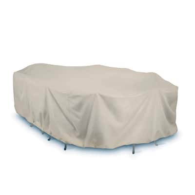 Two Dogs 144" Oval/Rectangle Table Set Cover