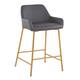 Option Grey Faux Leather