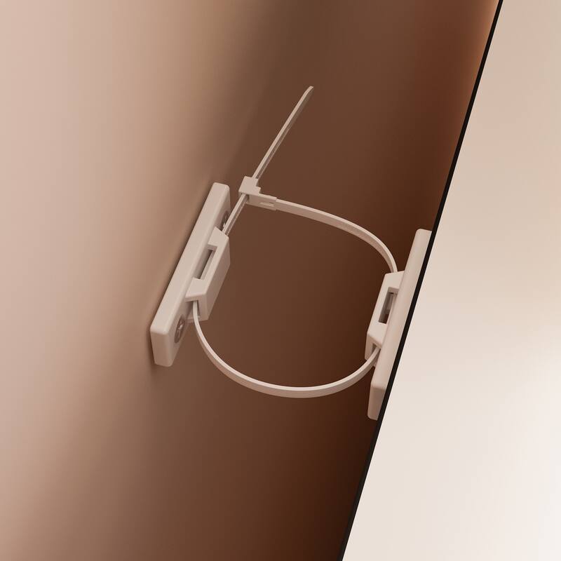 63" Modern 8 Drawer Dresser, Black & White Double Wide Bedroom Storage Chest