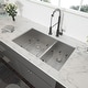 preview thumbnail 1 of 15, Low-Divide Undermount Double Bowl Stainless Steel Kitchen Sink