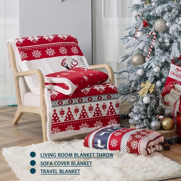 Super soft christmas clearance blanket