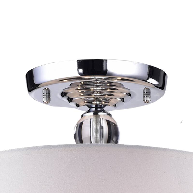 Antal 4-Light White Semi-Flush Mount