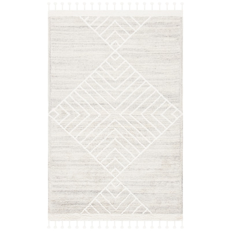 SAFAVIEH Handmade Casablanca Nest Boho Wool Rug - 5'