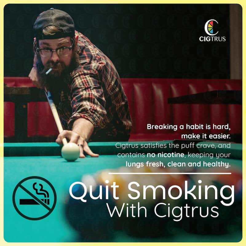 Cigtrus Set of 6 Nicotine Free Smoking Alternative Inhalers
