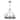 Rydell 24.5-inch Wide 5-Light Chandelier in Matte Black and Parchment - 24.5in W x 24.5in D x 20in H