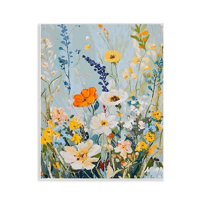 Stupell Warm Toned Flowers Wall Plaque Art Design By Franklyn Gregory