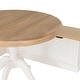 preview thumbnail 5 of 10, Josie Two Tone Backless Corner Nook Set