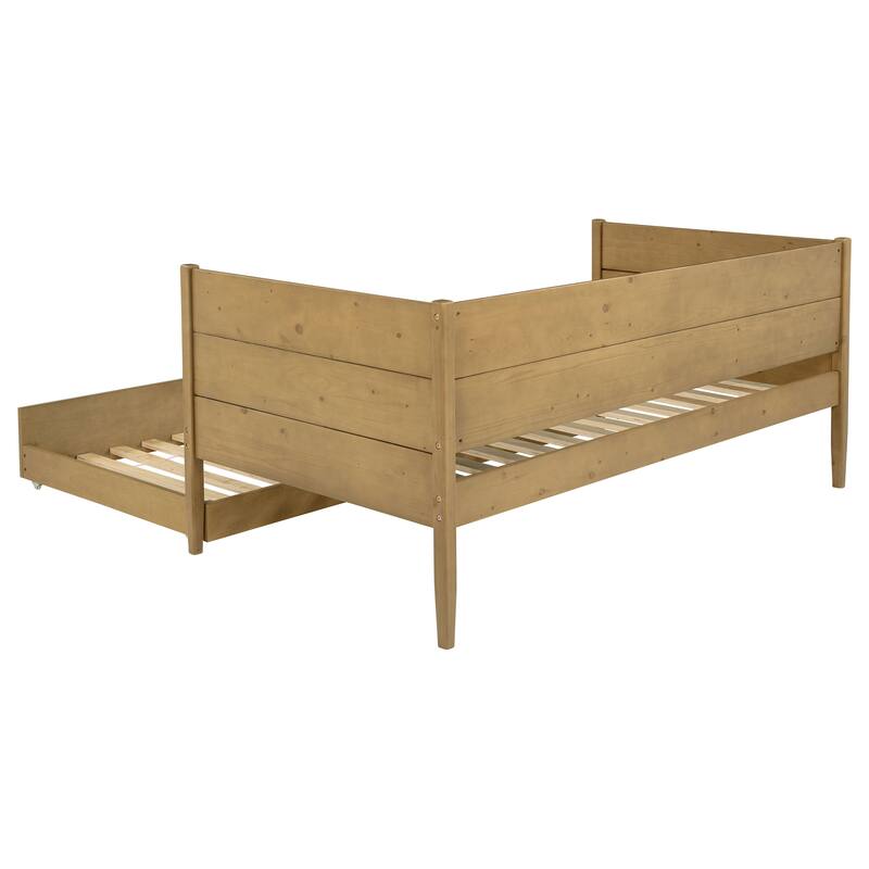 Stewart Natural Twin Daybed With Trundle