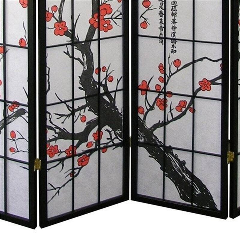 4-Panel Screen Room Divider