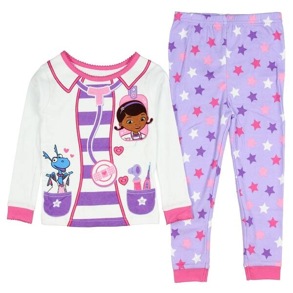 Shop Disney Doc Mcstuffins Little Girls Long Sleeve Cotton Pajama