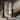 Arched Full-Length Solid Wood Carving Floor Mirror