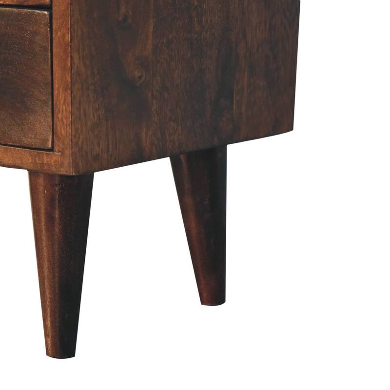 Artisan Furniture Solid Wood Mini Classic California Walnut Bedside