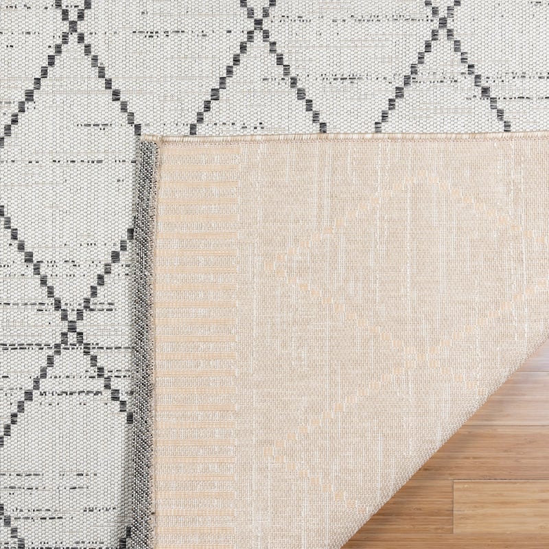 Gertmenian Ringley Luxury Thick Polypropylene Flatwoven Indoor/Outdoor Area Rug Collection