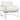 Arlington Polyester Blend Upholstered Chair, White/Black